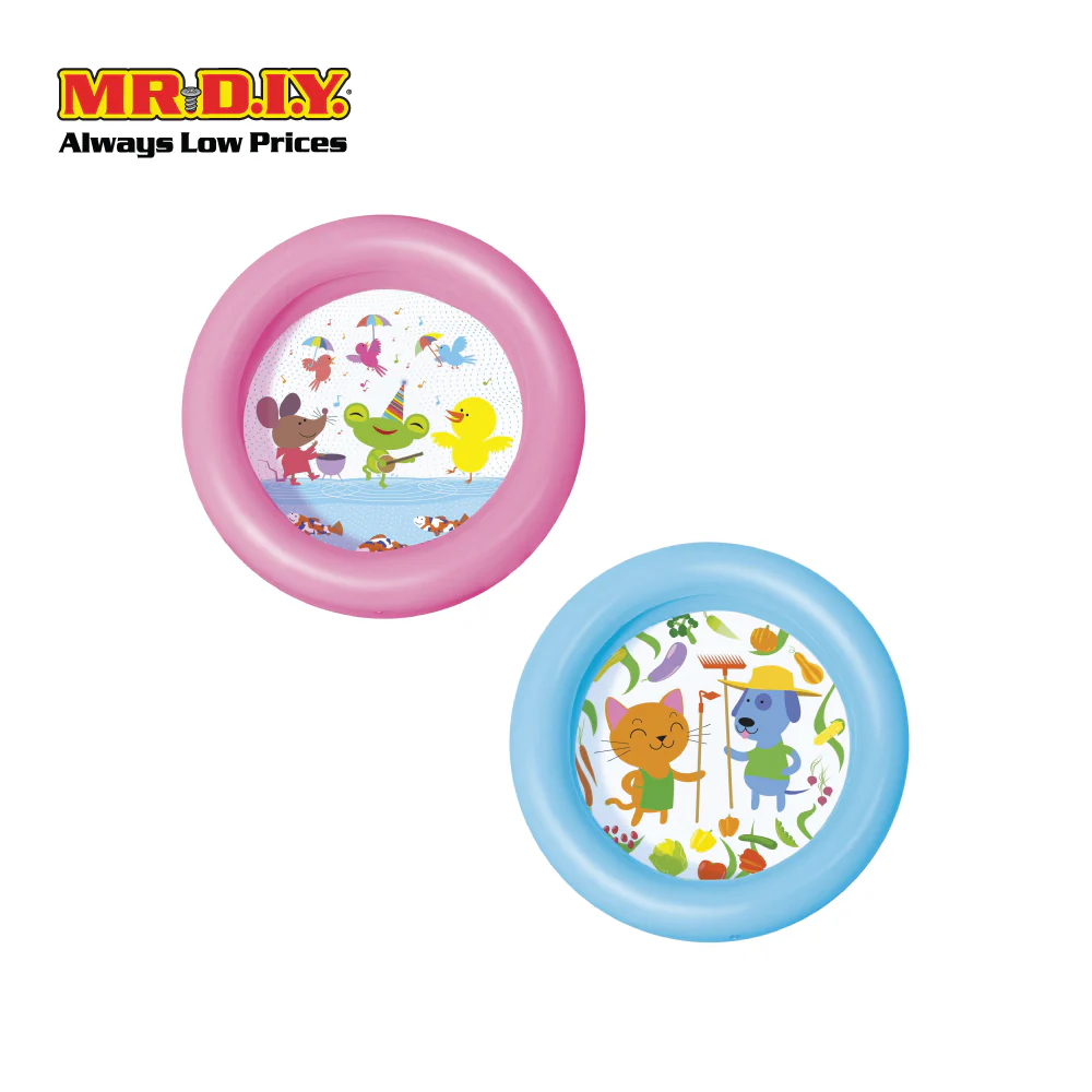 BESTWAY Round Inflatable 2-Ring Kiddie Pool (61cm x 61cm x 15cm) - Image 3