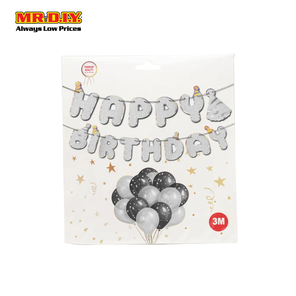 Birthday Party Hanging Paper Flag (3m) - Image 5