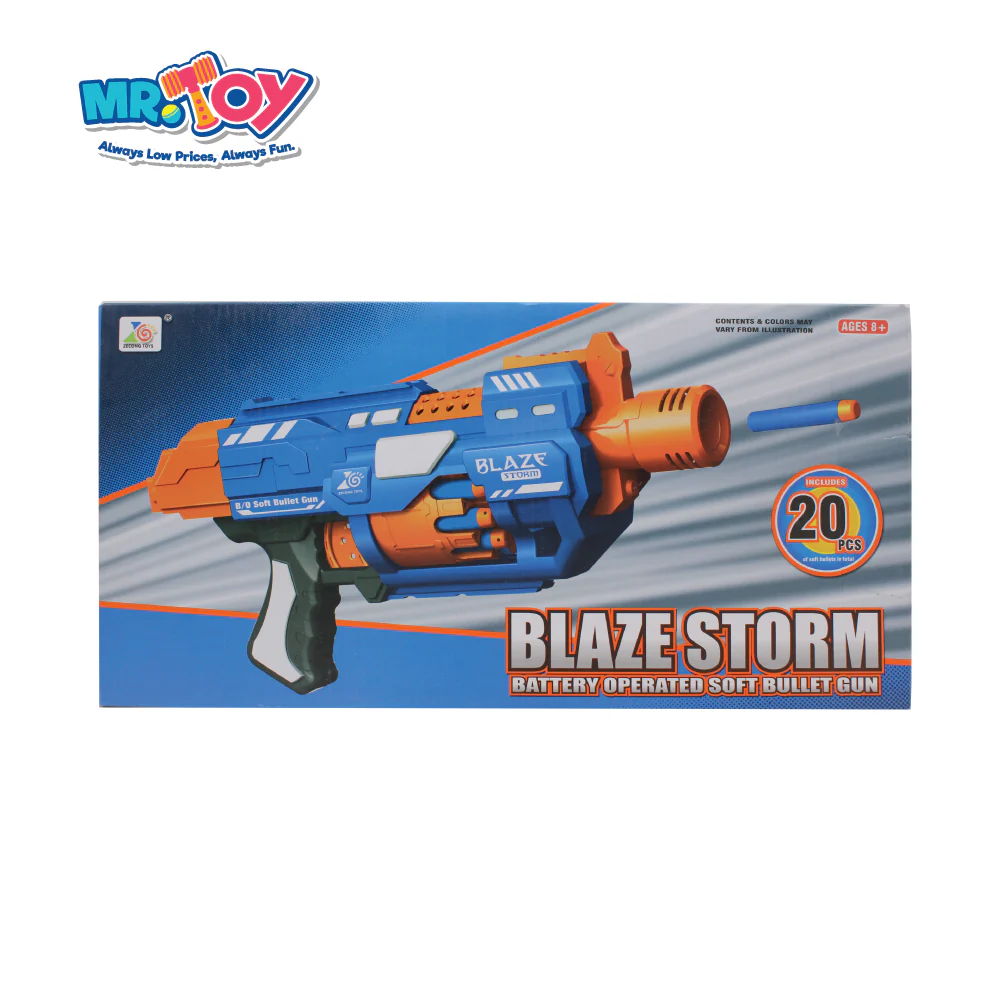 BLAZE STORM Soft Bullet Gun For Kids-20PCS - Image 3