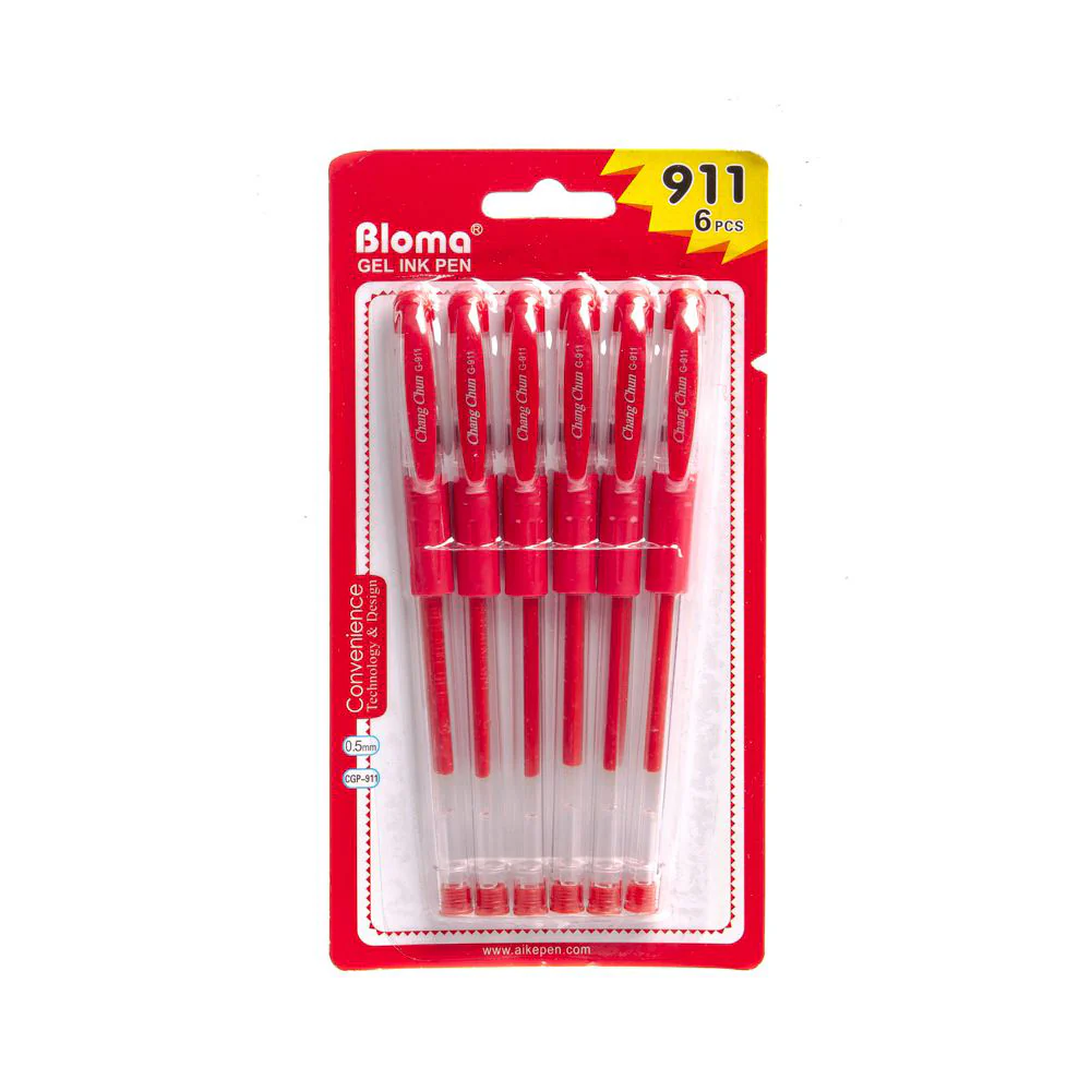 (MR.DIY) Black Gel Ink Pen 0.5mm (6 Pcs) - Image 2