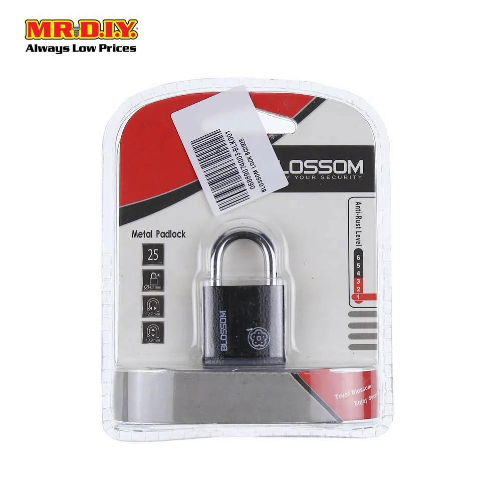(MR.DIY) BLOSSOM Digit Code PadLock (32.1mm) - Image 2