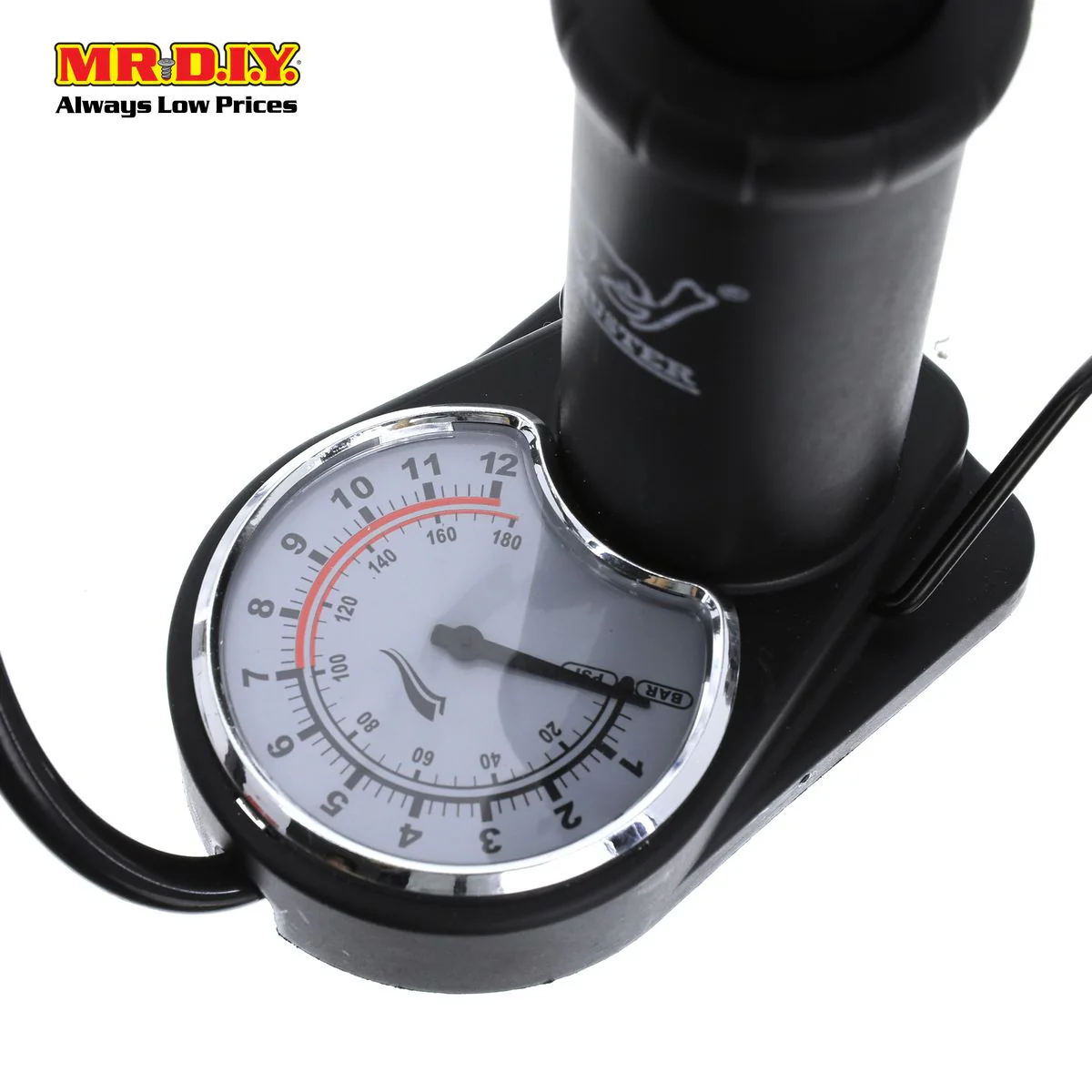BUSTER Portable Manual Mini Foot Air Pump - 9802B - Image 4