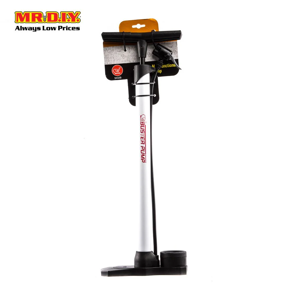 BUSTER Multifunctional Hand Air Pump With Scale And Adaptors 5432B - Image 7