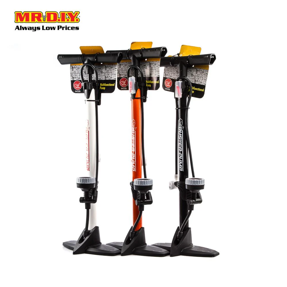 BUSTER Multifunctional Manual Hand Air Pump With Scale And Adaptors - 6432B - Image 4