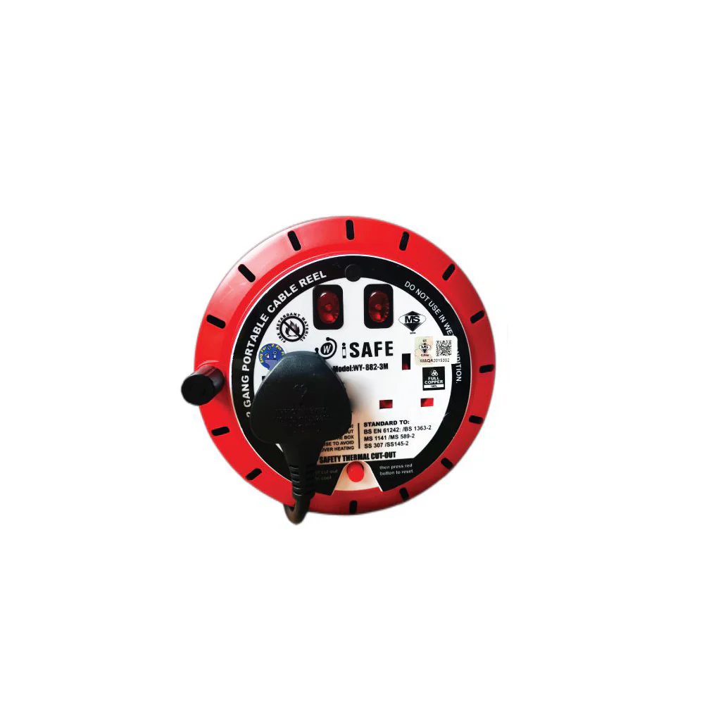 Cable Extension Reel 2 Gang  1.25mm (10m) - Image 2