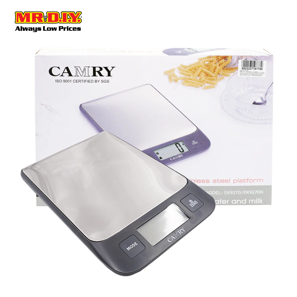 CAMRY Electronic Kitchen Scale (22cm x 15cm) - Image 3