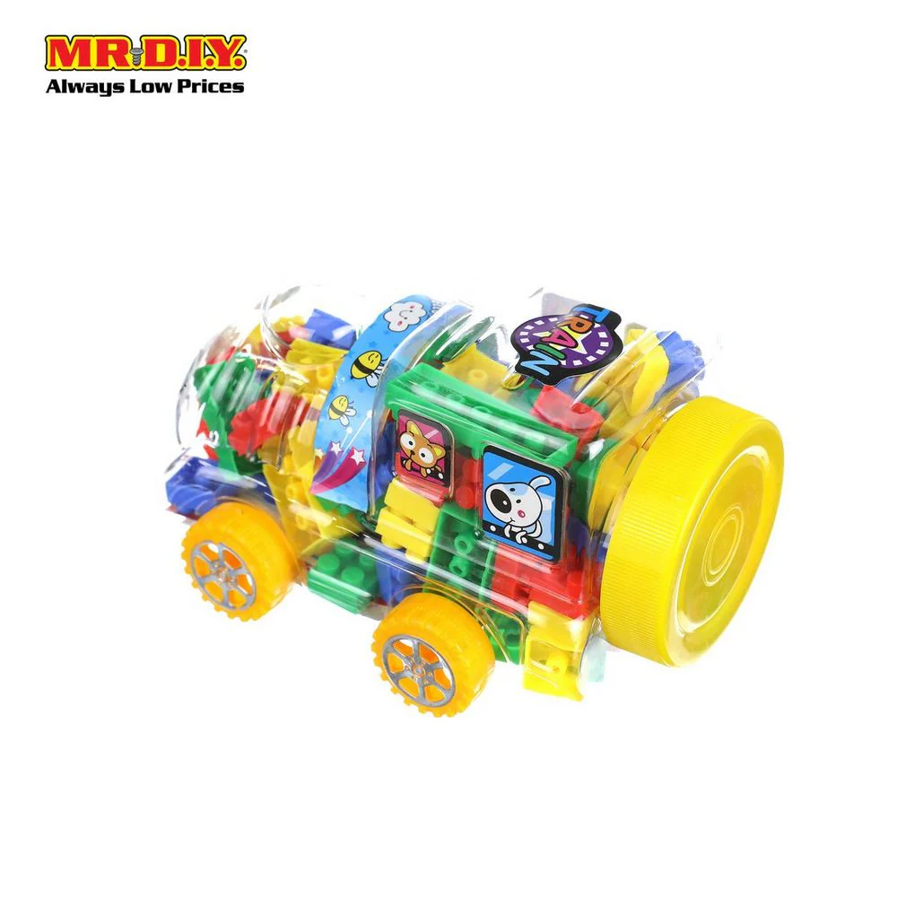 Car Container with Wheels Building Blocks Set - Image 2