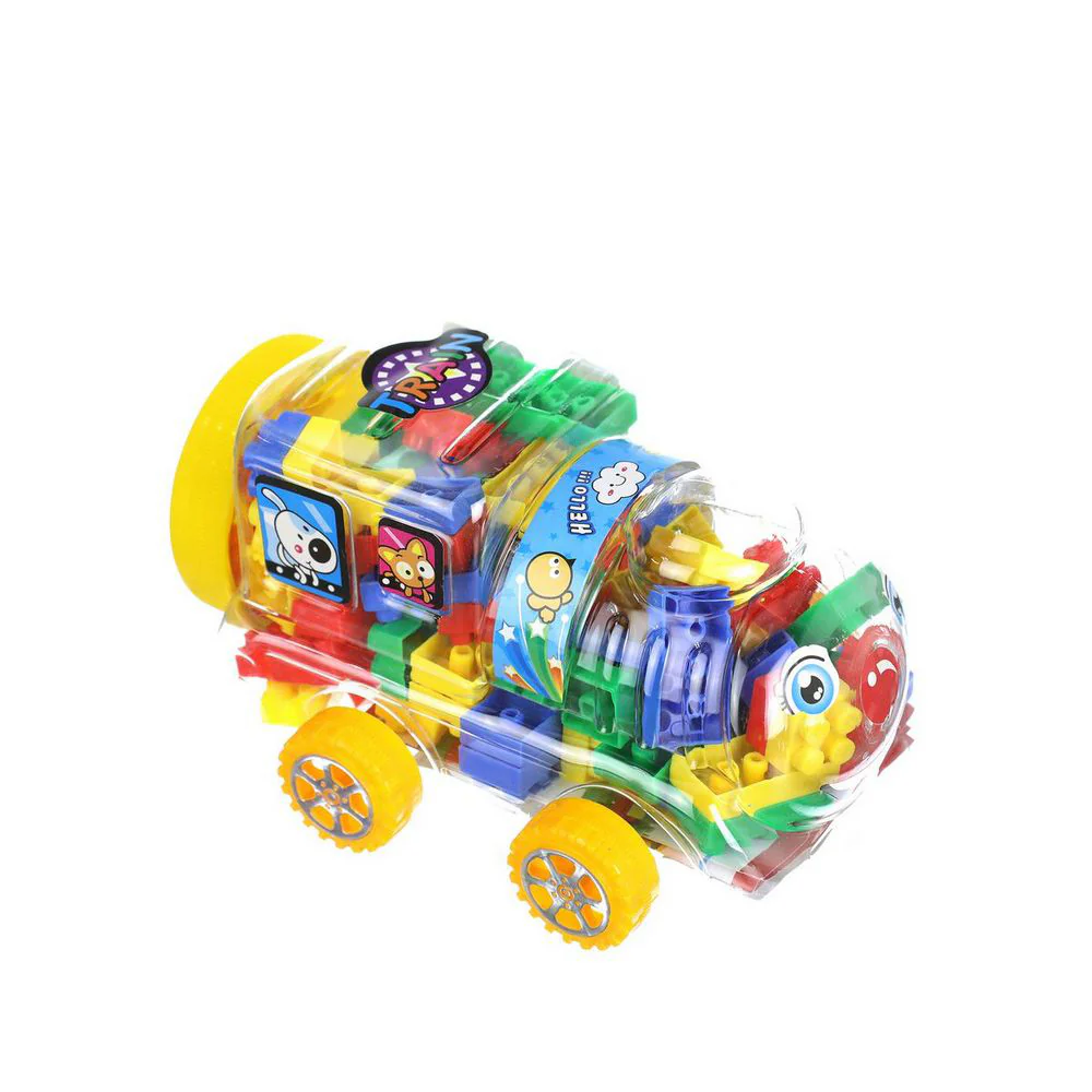 Car Container with Wheels Building Blocks Set - Image 4