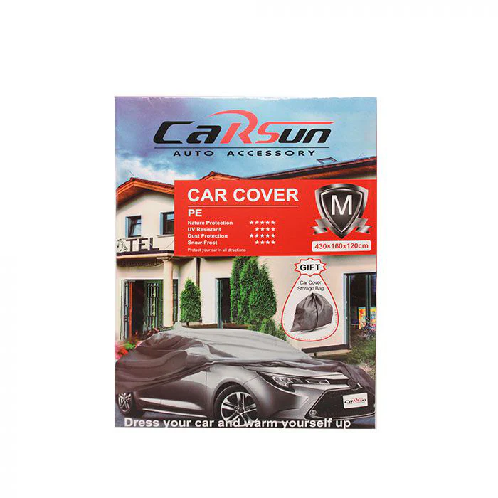 Car Cover Pe -M 430*160*120Cm - Image 3