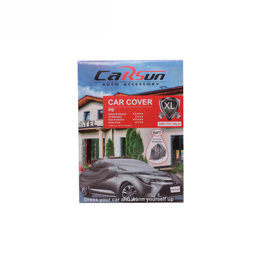 CARSUN Car PE Cover Protection Waterpoof Dustproof (XL) - Image 2