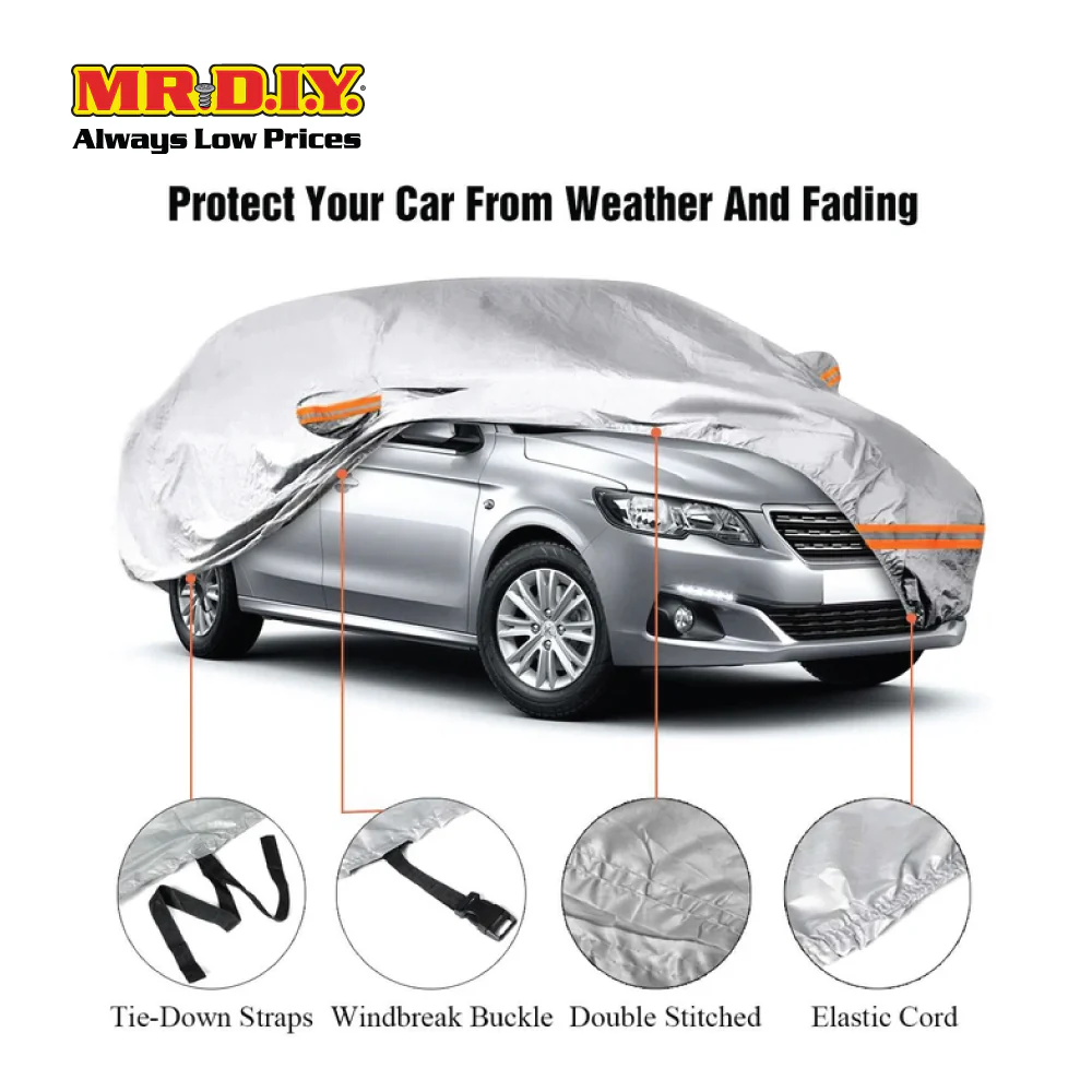 CARSUN Car PE Cover Protection Waterpoof Dustproof (XL) - Image 5