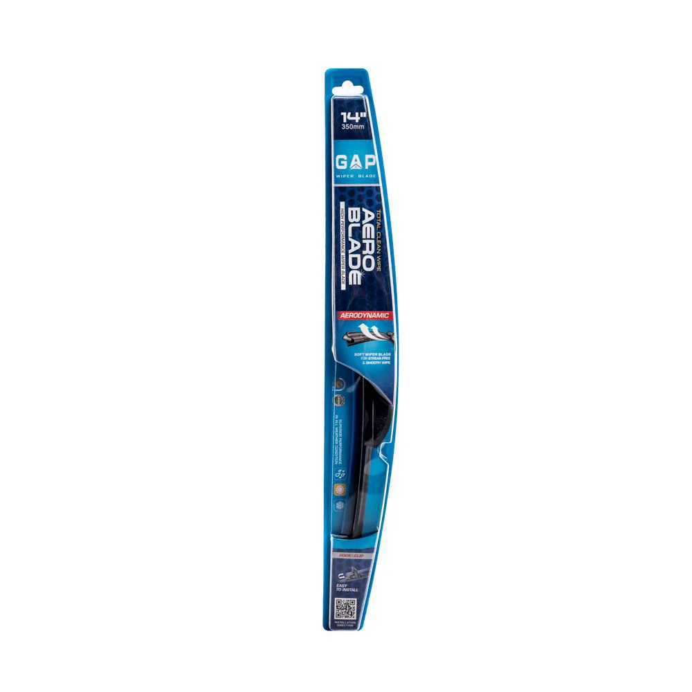 (MR.DIY) Aerodynamic Blade Soft Silicone Car U-Hook Clip Wiper 14" (35cm) - Image 7