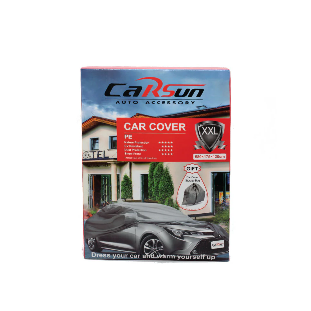 CARSUN Car Cover PE 580x 175 x120CM (XXL) - Image 5