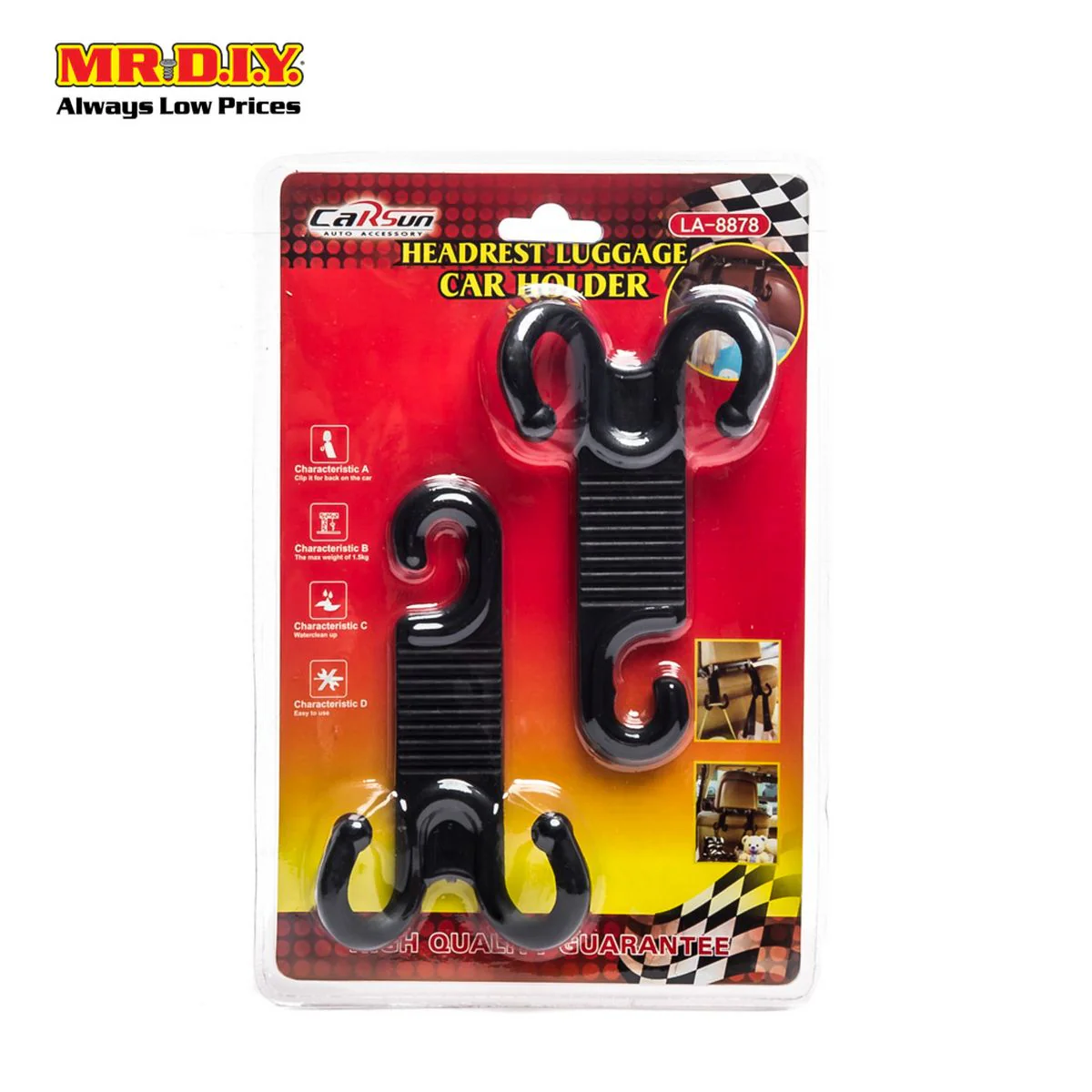 CARSUN Groceries Bag Hanger Double Hooks (2pcs) - Image 3