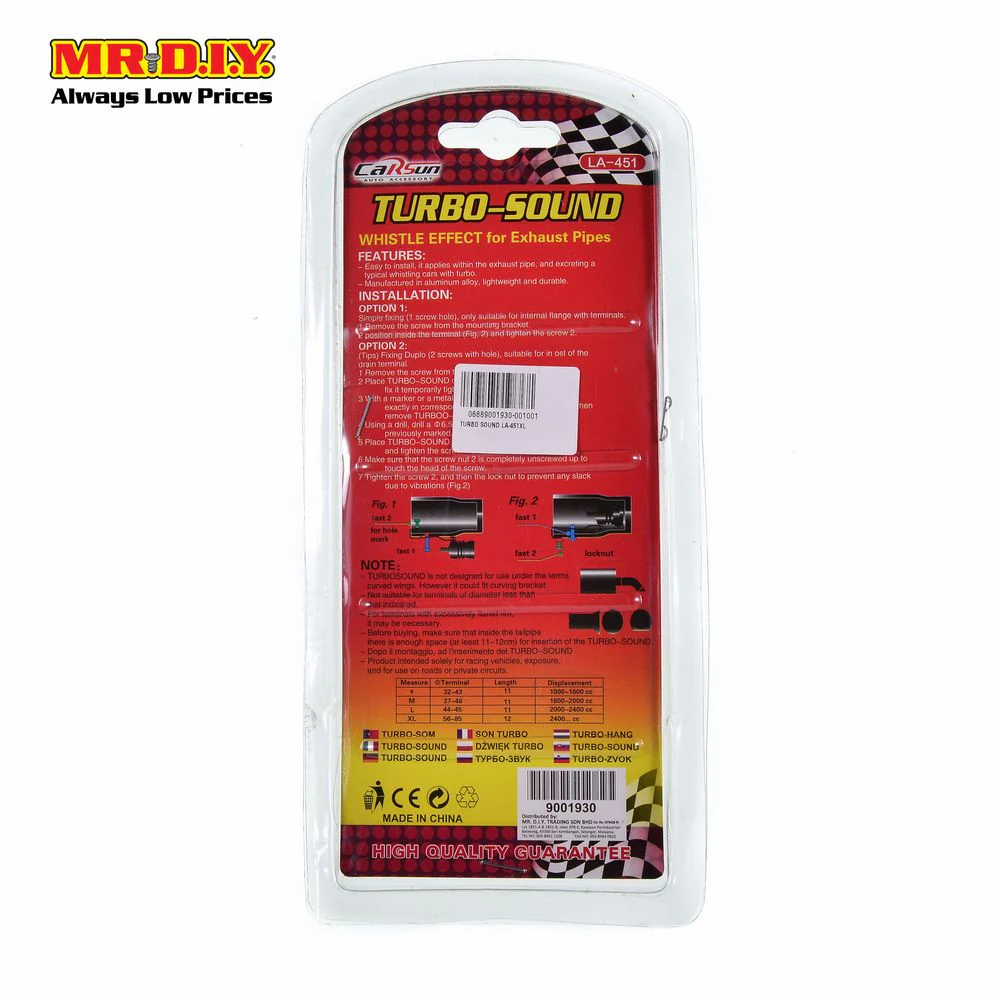 CARSUN XL Size Universal Car Turbo Muffler Exhaust Sound Whistle - Image 5