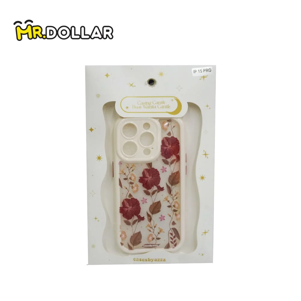 [Limited Edition] CASEBYAZZA Thick Double-Layered Phone Case Merdeka Collection - Bunga Raya - Image 3
