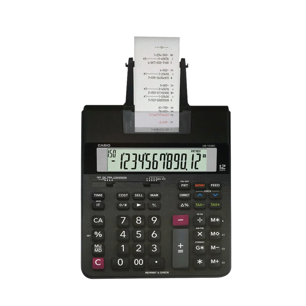 CASIO Printing Calculator HR-150RC - Image 4