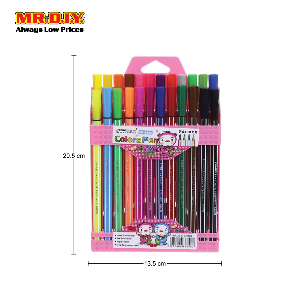 (MR.DIY) Changli Colors Pen (24pcs) - Image 3
