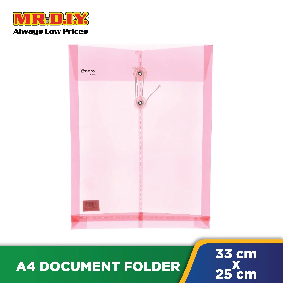 CHANYI Transparent String A4 Document Folder (1pc) - Image 4