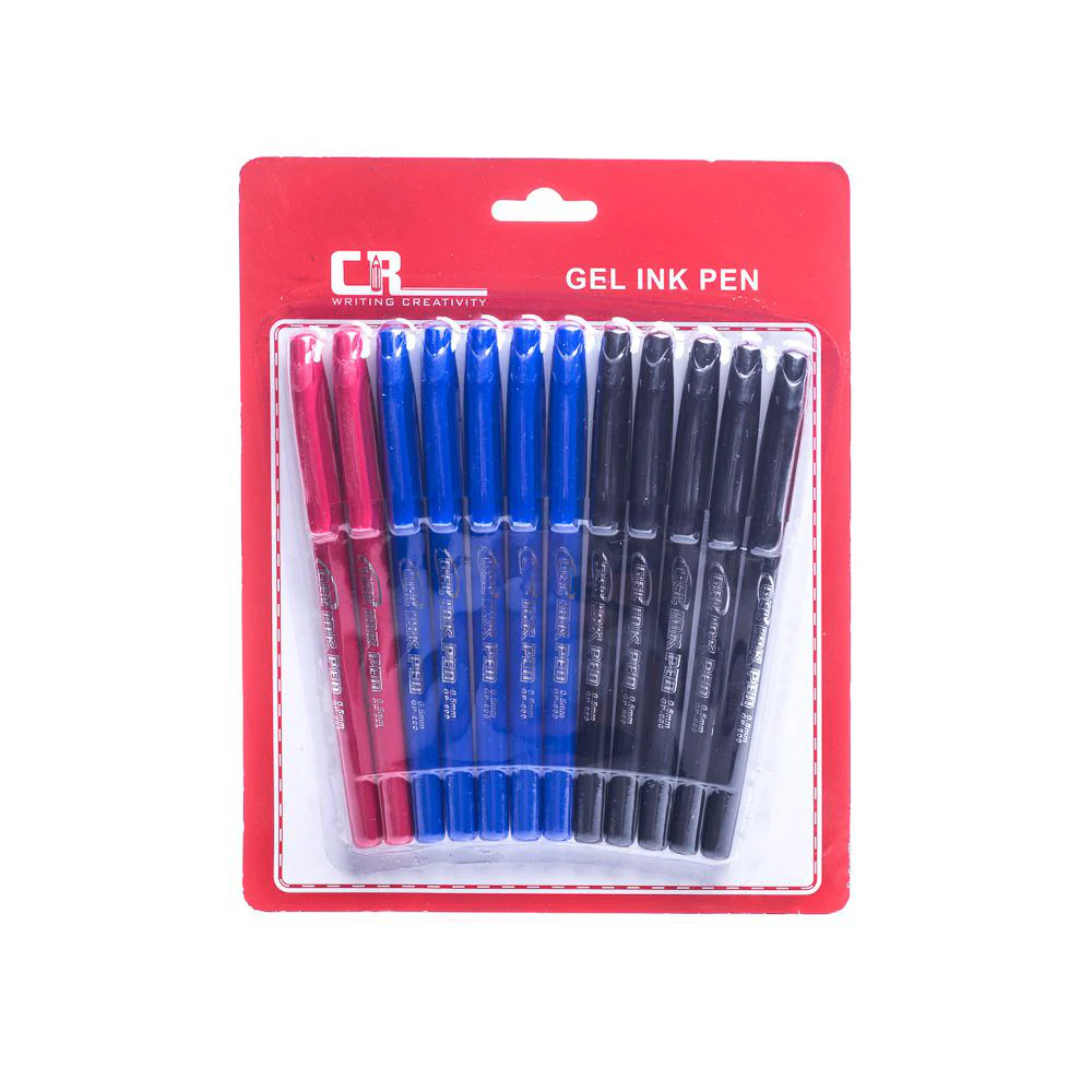 (MR.DIY) Cheng Rong Gel Ink Pen in 3 Colors (12 pcs) - Image 4