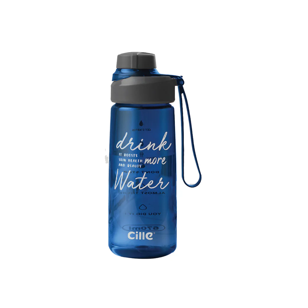 CILLE Drink More Water Print Design Bottle (850ml) - Image 5