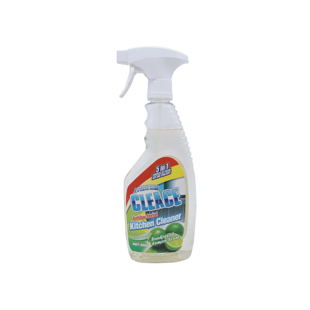 CLEACE 5 in1 Antibacterial Kitchen Cleaner Spray 500ml - Image 4