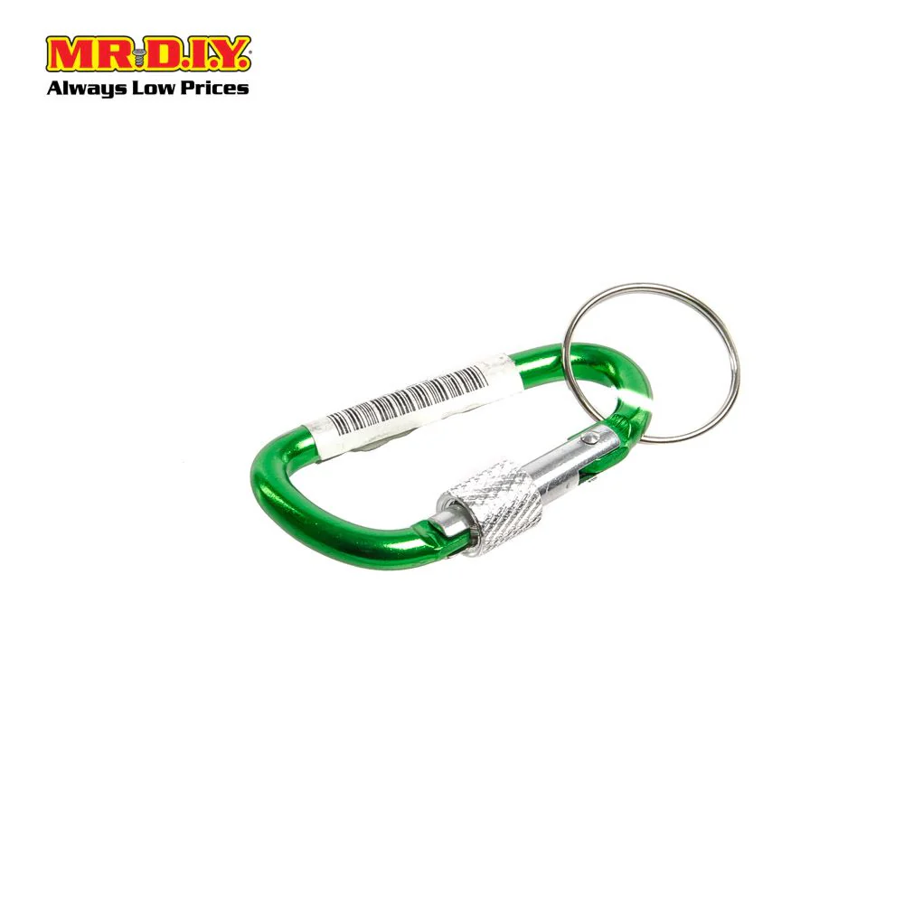 (MR.DIY) Lockable Carabiner D-Shape Aluminium Clip Snap Spring Fast Link Hook Buckle (5.5cm) - Image 10