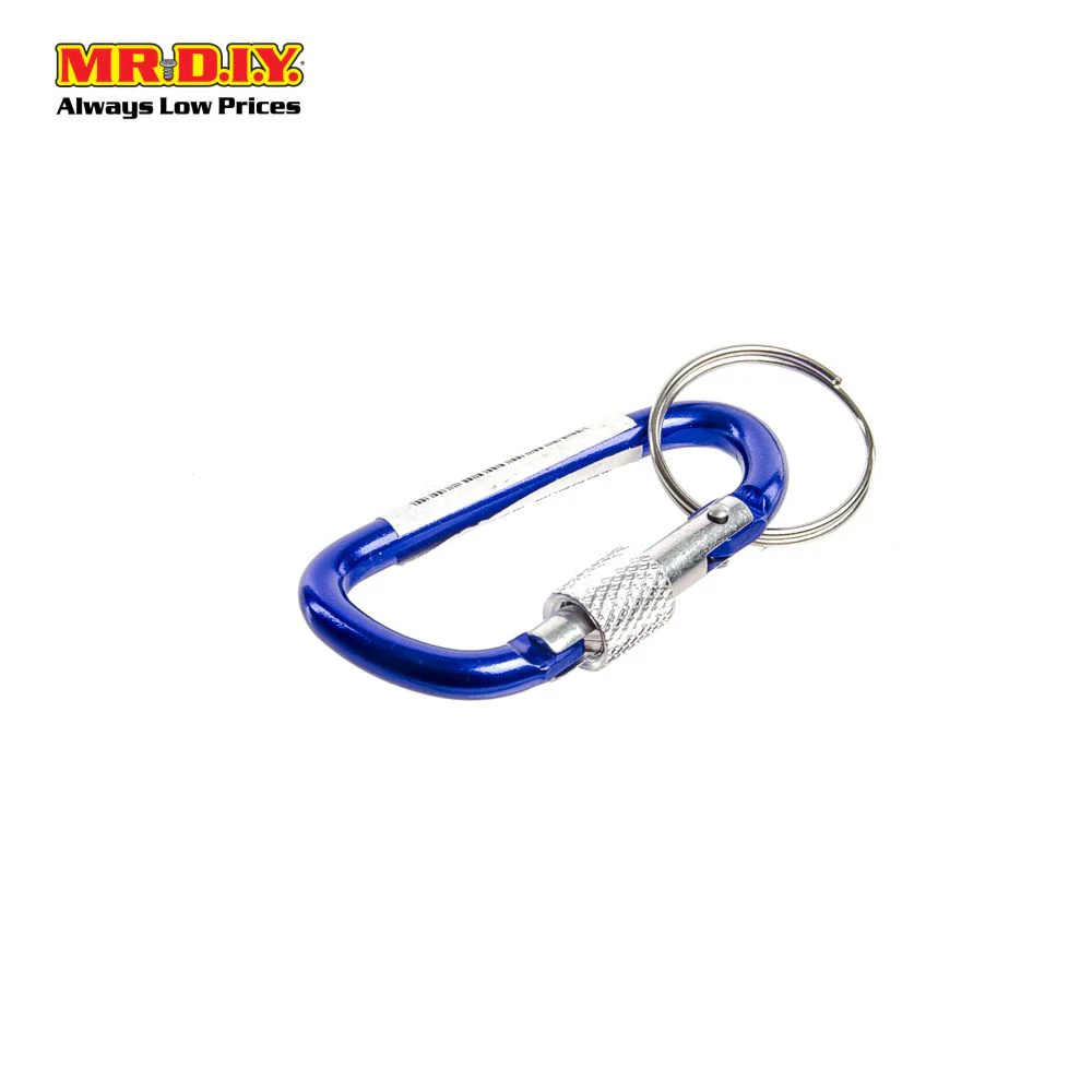 (MR.DIY) Lockable Carabiner D-Shape Aluminium Clip Snap Spring Fast Link Hook Buckle (5.5cm) - Image 11