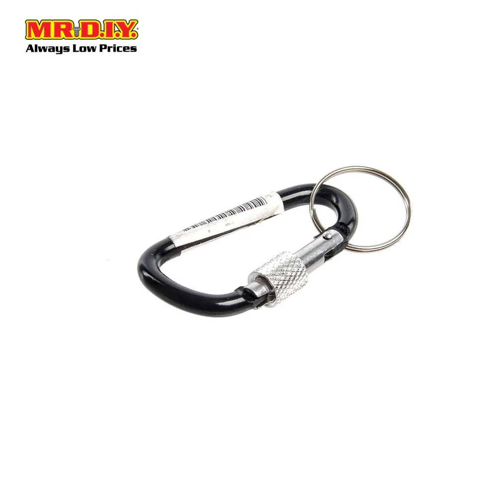 (MR.DIY) Lockable Carabiner D-Shape Aluminium Clip Snap Spring Fast Link Hook Buckle (5.5cm) - Image 12