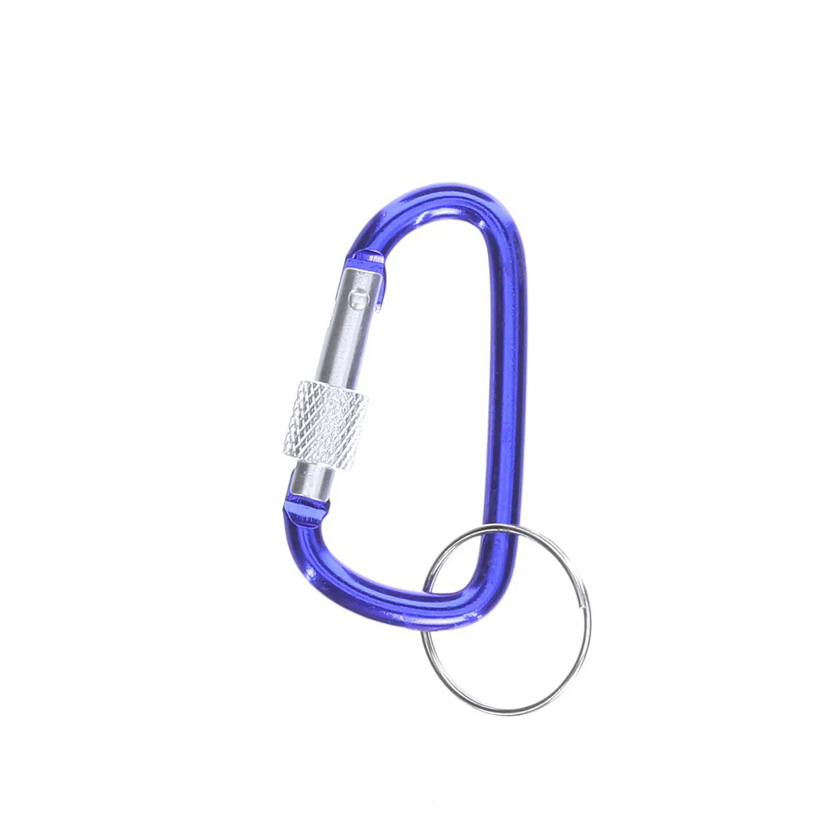(MR.DIY) Lockable Carabiner D-Shape Aluminium Clip Snap Spring Fast Link Hook Buckle (5.5cm) - Image 4