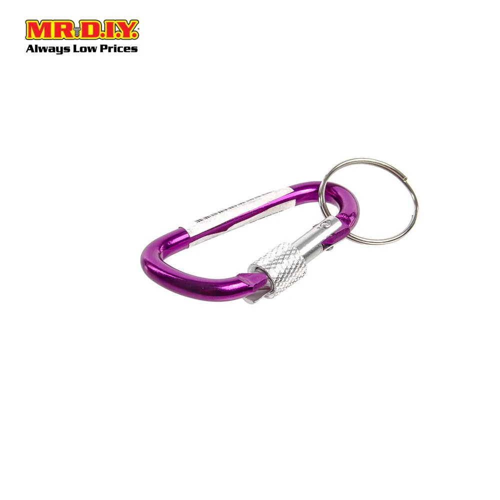 (MR.DIY) Lockable Carabiner D-Shape Aluminium Clip Snap Spring Fast Link Hook Buckle (5.5cm) - Image 7