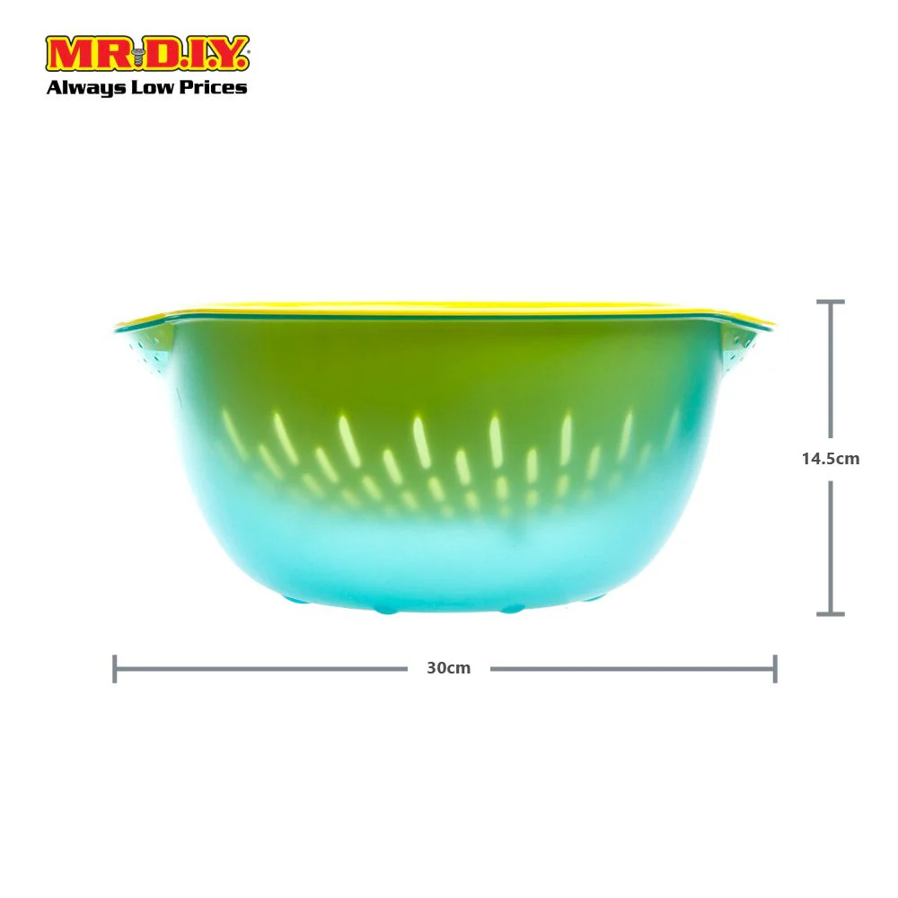 (MR.DIY) Colander with Bowl Set (30cm X 14.5cm) - Image 5
