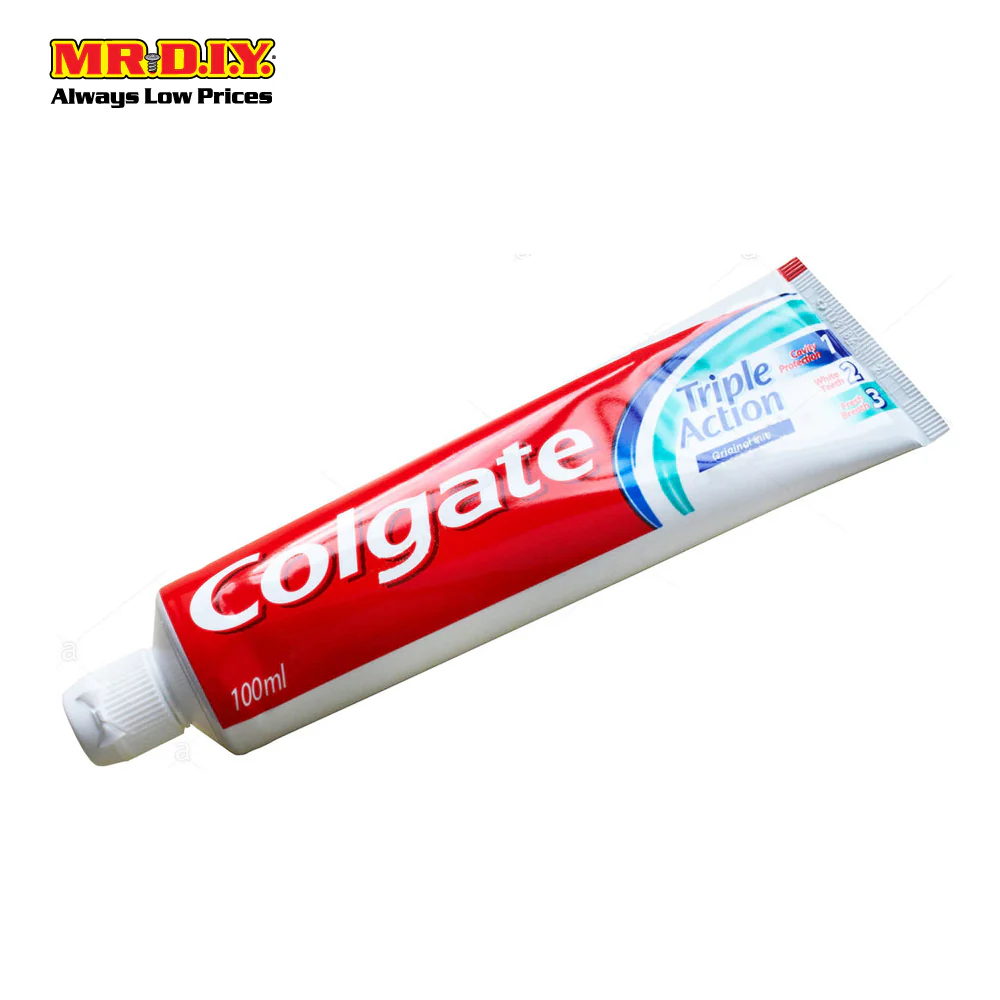 COLGATE Twin Pack Triple Action Toothpaste Original Mint (2 x 175g) - Image 3