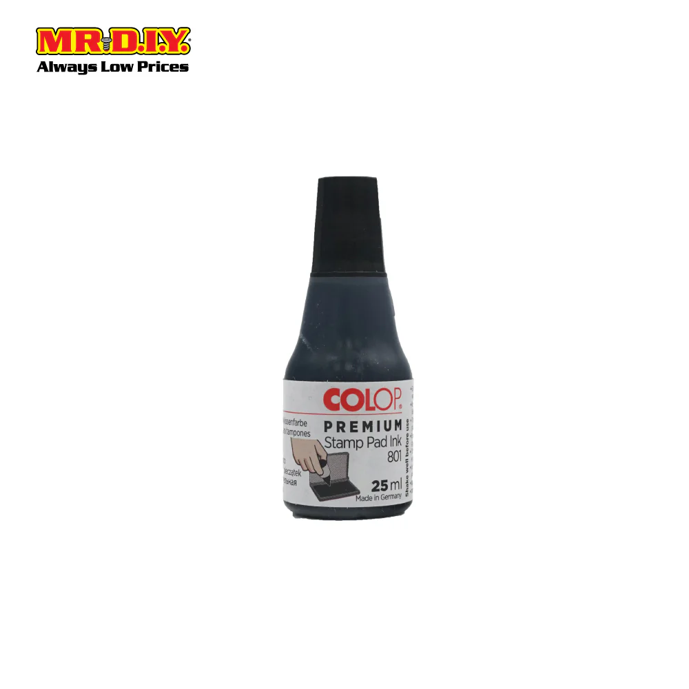 COLOP Stamp Pad Refill Ink- Black - Image 3