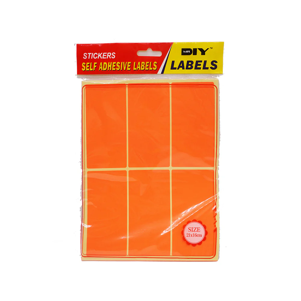 COLOUR LABEL STICKER 50*100MM 10PCS - Image 4