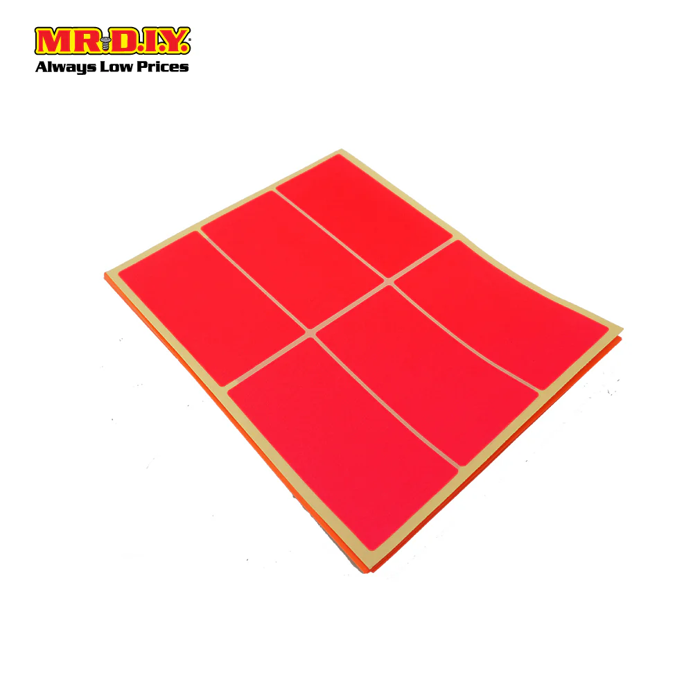 COLOUR LABEL STICKER 50*100MM 10PCS - Image 6