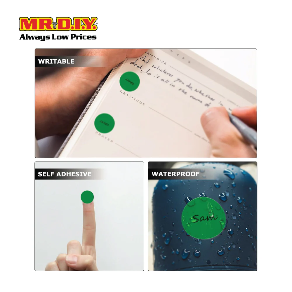 Colour Label Sticker (8x12mm)(10 pieces) - Image 4