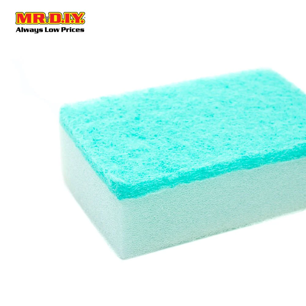 Multi-Purpose Dual-Sided Colourful Sponge Scouring Pad Cleaning  (5pcs) - Image 3