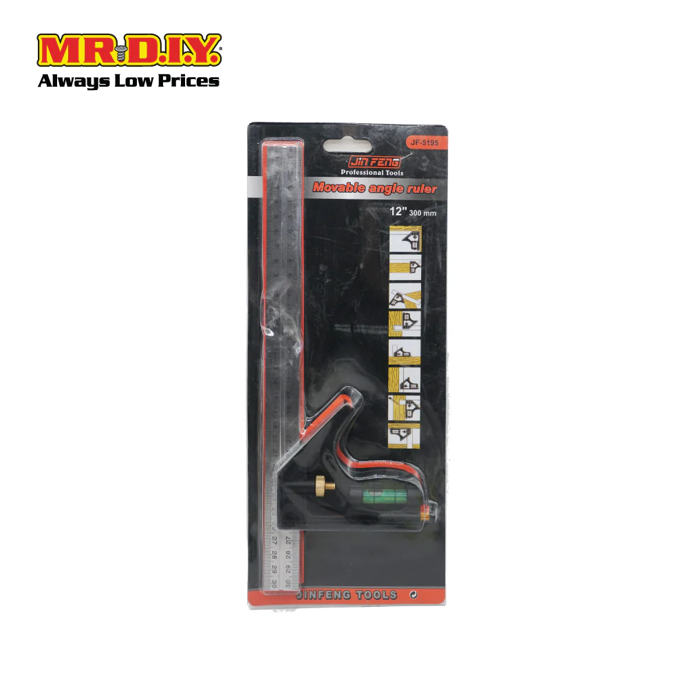 Combination Moveable Angle Ruler (12 inch) - Image 4