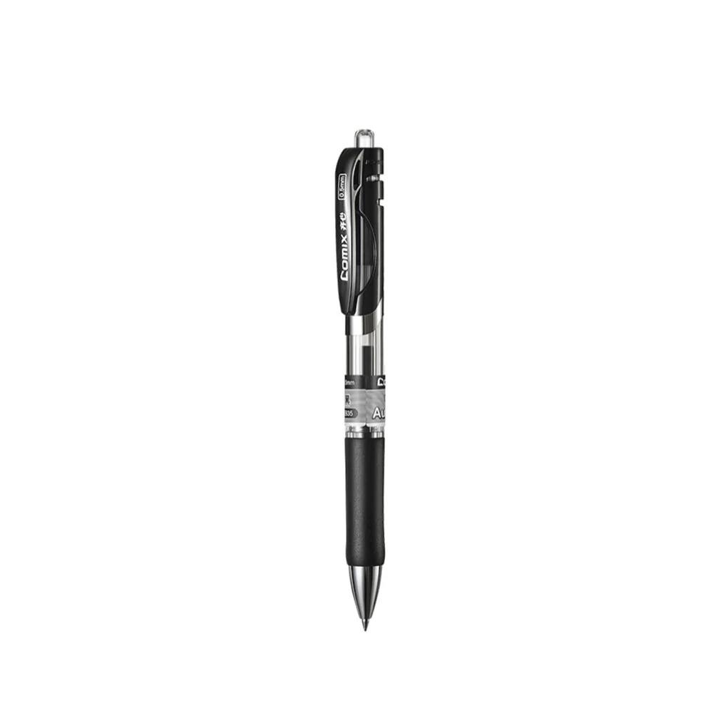 COMIX 0.5 Auto-Click Gel Pen Black (20 pieces) - Image 3