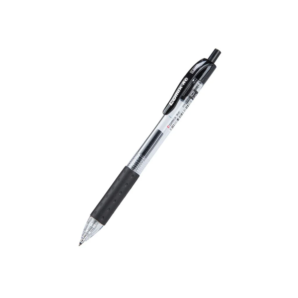 COMIX 0.5 Gel-Ink Pen Black (12 pieces) - Image 3