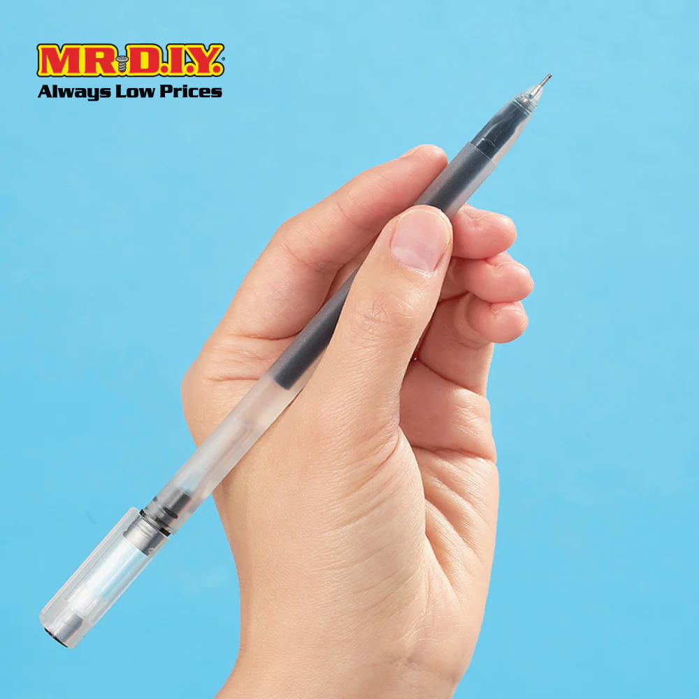 [BEST SELLER] COMIX 0.5 Gel Pen Black (12 pieces) - Image 3
