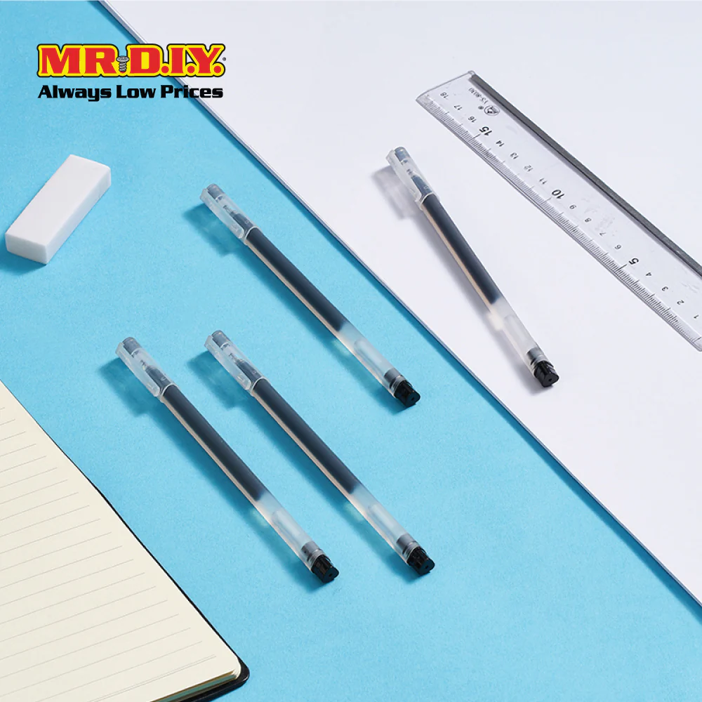 [BEST SELLER] COMIX 0.5 Gel Pen Black (12 pieces) - Image 5