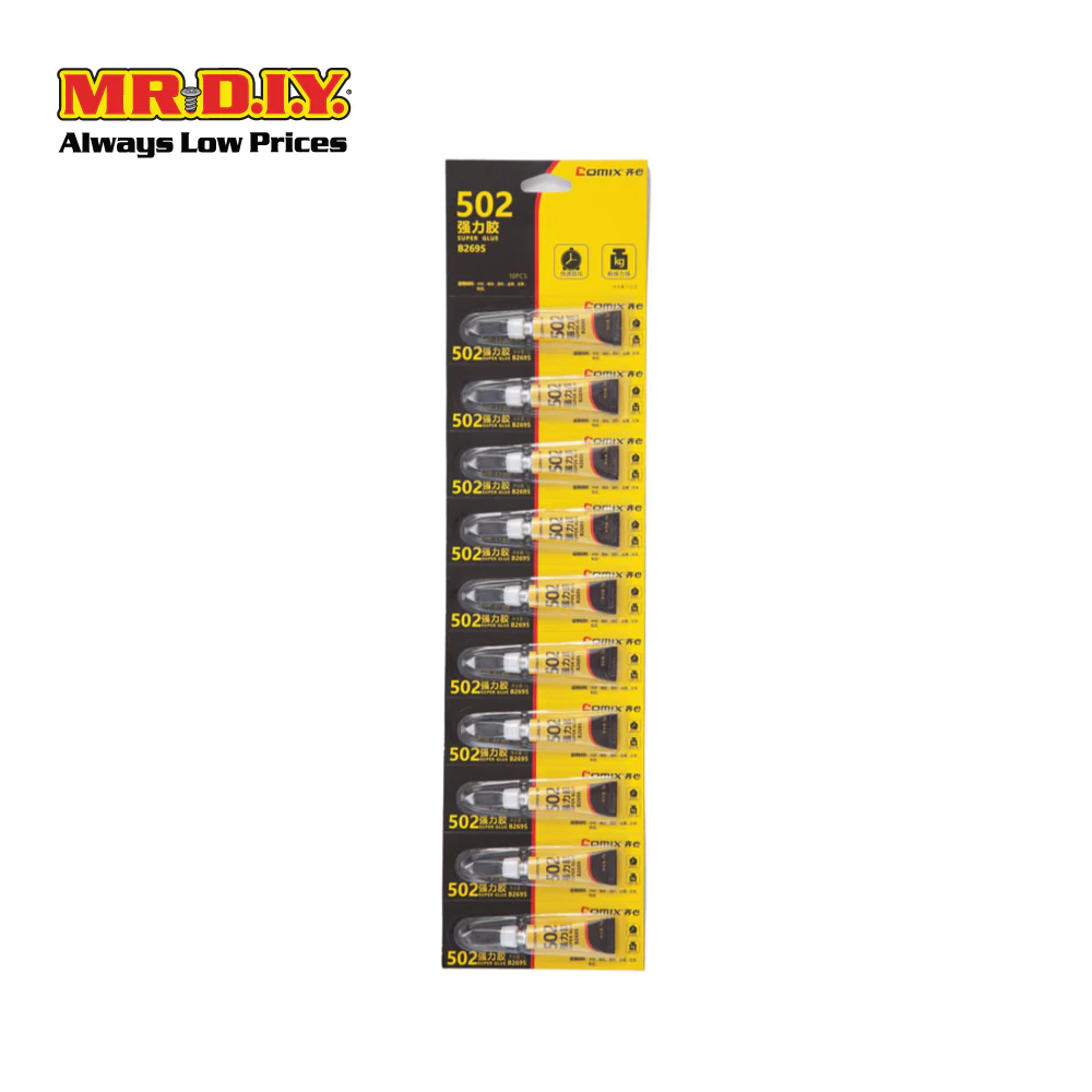 COMIX 502 Super Glue (10 pieces)(3g) - Image 4