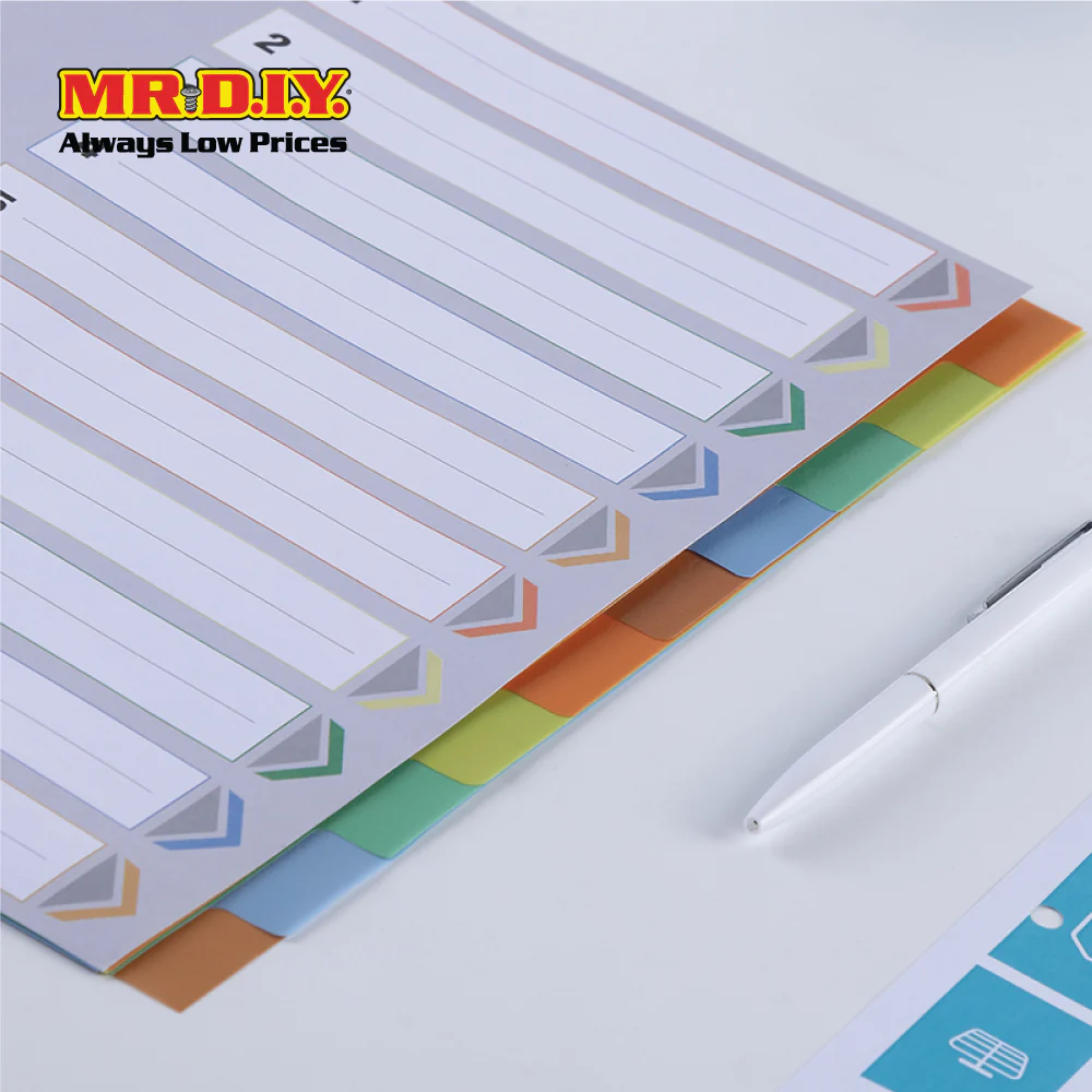 COMIX A4 Index Divider Paper (10 pieces) - Image 3