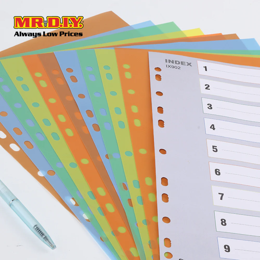 COMIX A4 Index Divider Paper (10 pieces) - Image 5