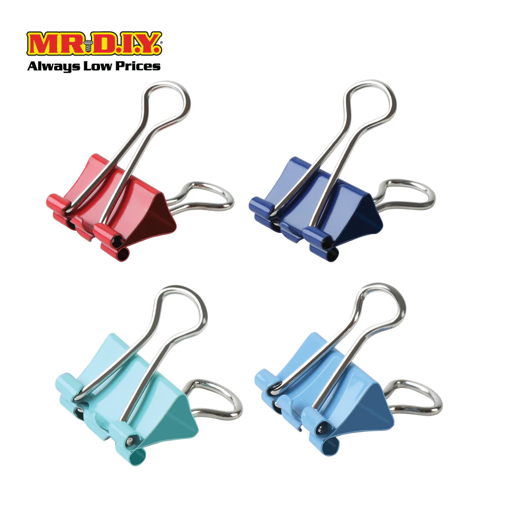 COMIX Color Binder Clips (40 pieces)(19mm) - Image 2