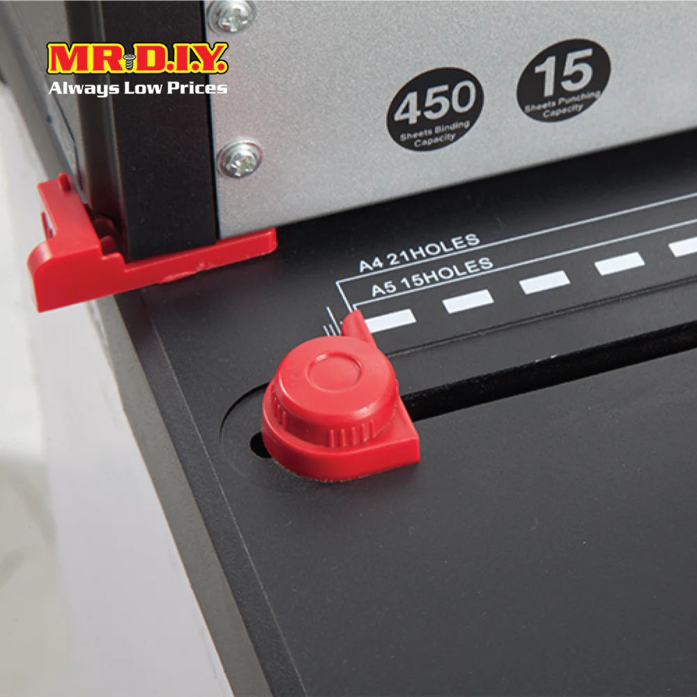 COMIX A4 Heavy Duty Comb Binding Machine (Punch 15 Sheets) - Image 4