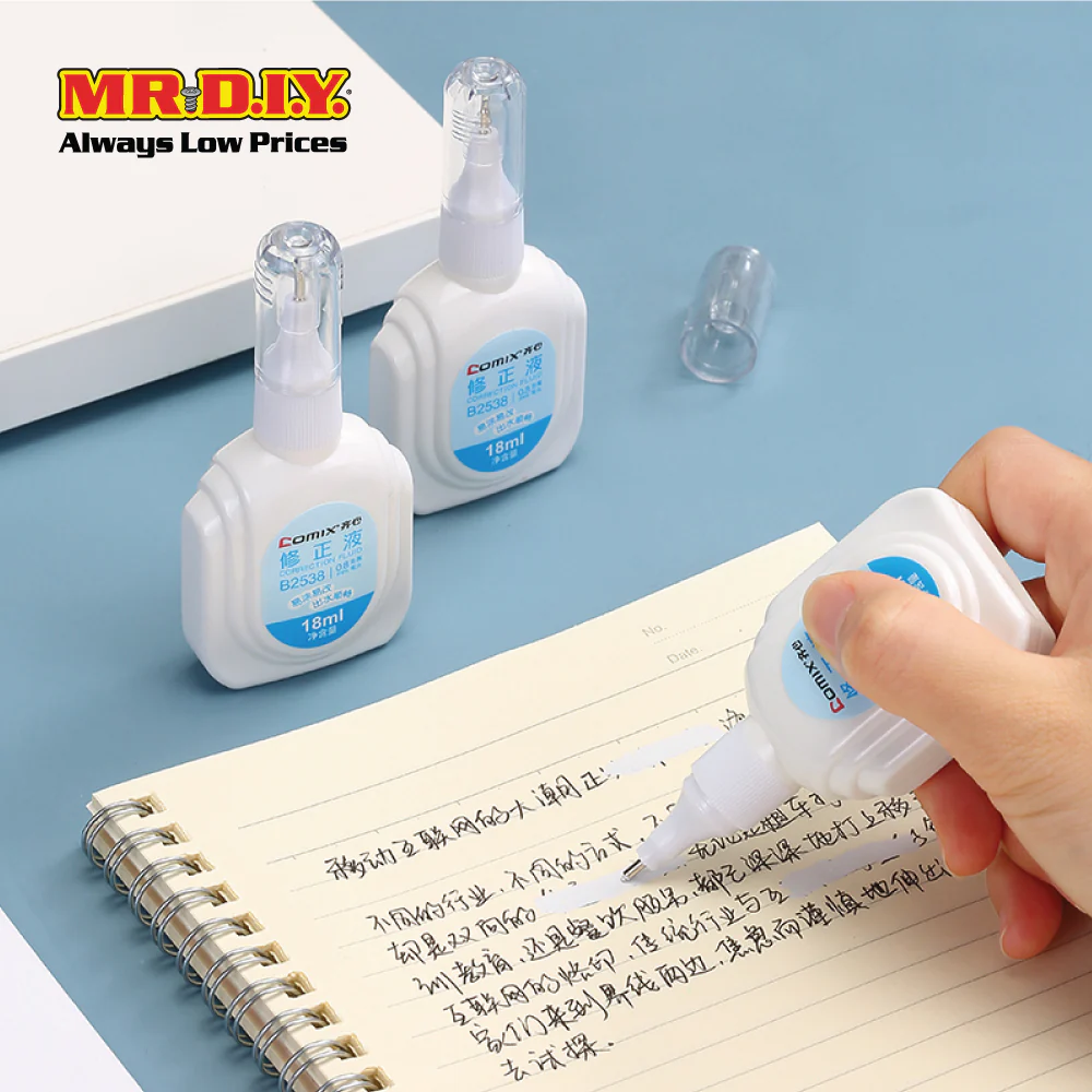 COMIX Correction Pen (12 pieces)(18ml) - Image 4