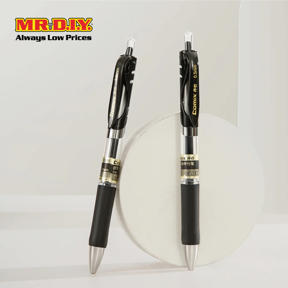 COMIX Gold Gel Pen Black (30 pieces) - Image 6